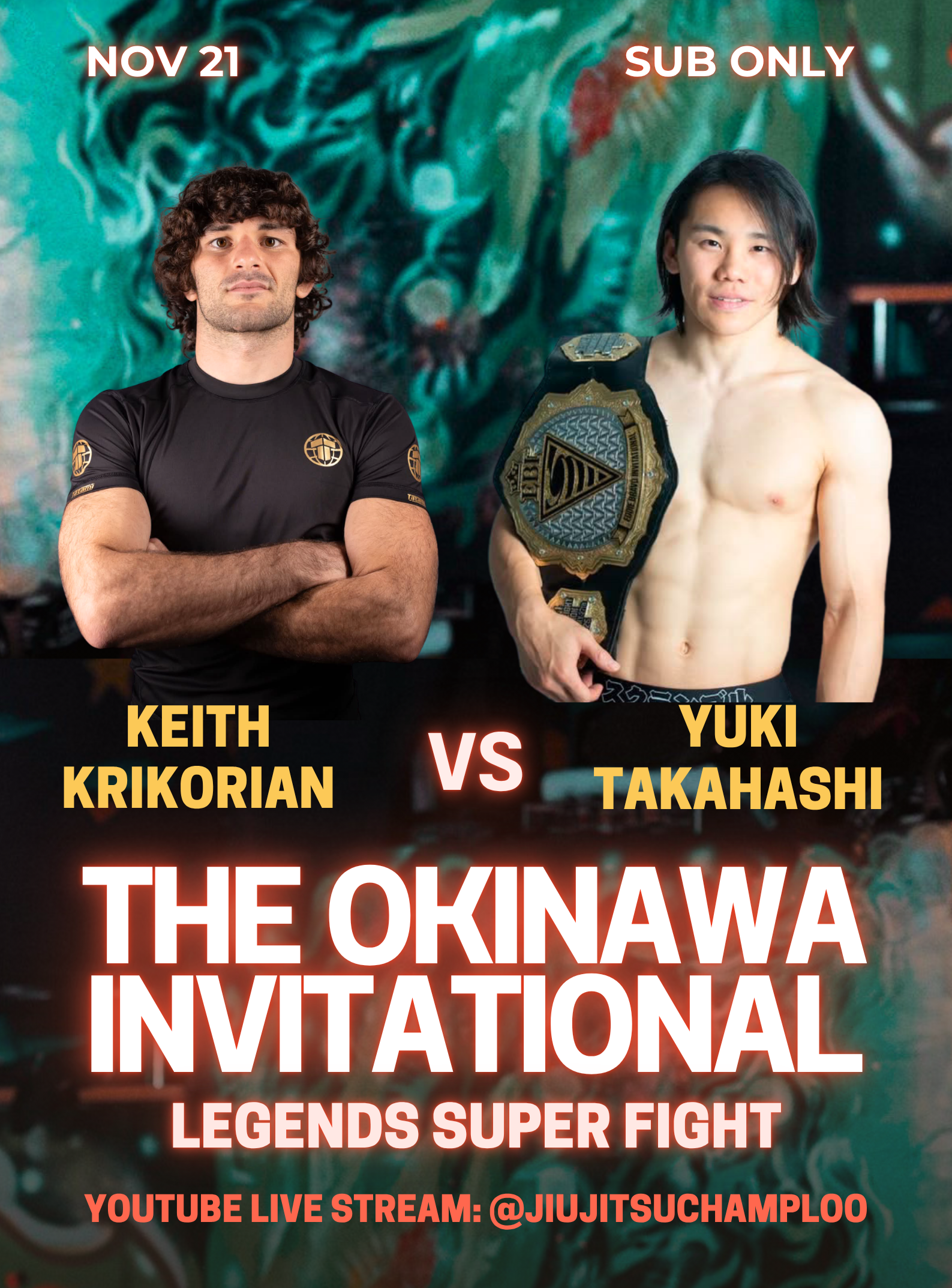 Keith Krikorian vs Yuki Takahashi for the 155LBS Legends Title