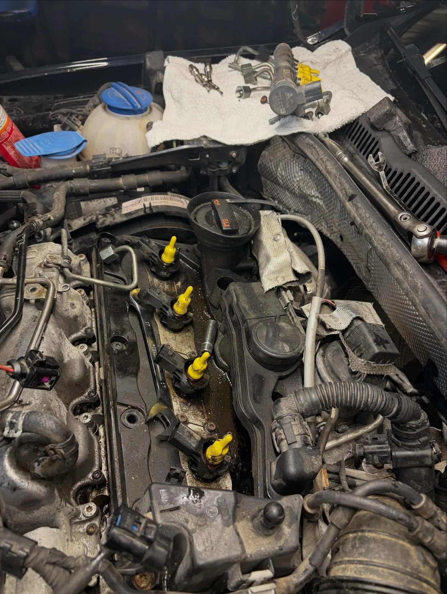 In the mk6 tdi&rsquo;s VW knows about a fairly common problem but they claim it&rsquo;s because the intercooler is &ldquo;too&rdquo; efficient and therefore causes condensation to build up in the intake system&hellip;this one came in with a no crank 