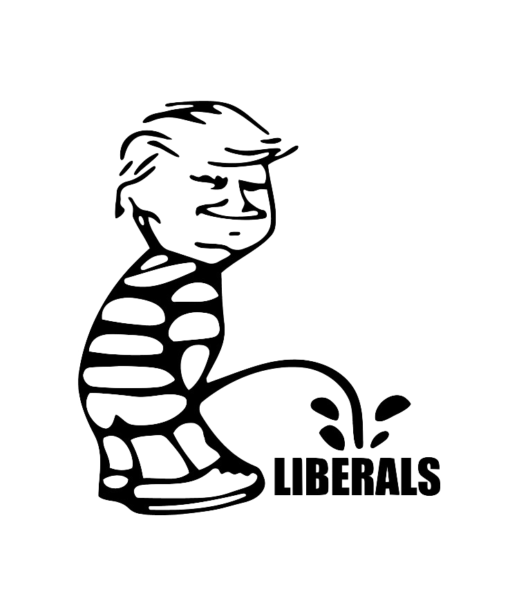 trump pissing on liberals.png