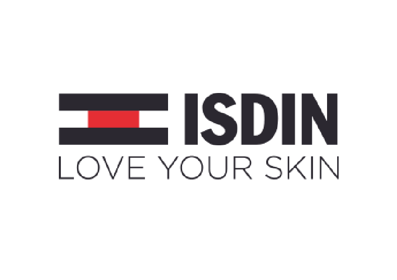 ISDIN logo with the slogan "Love Your Skin" underneath.