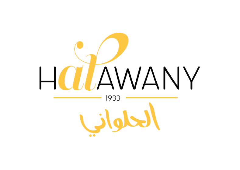 Logo for HalaWany, established in 1933, with bilingual text in English and Arabic.