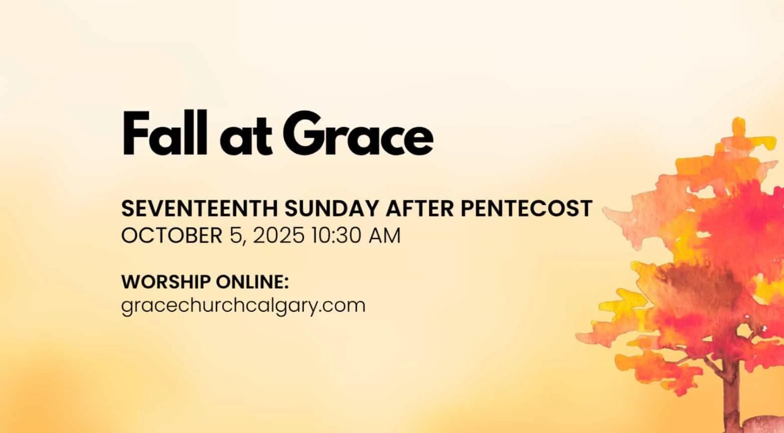 Worship Bulletin October 5