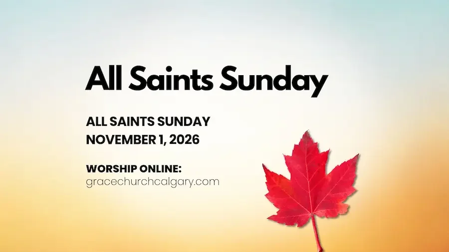 Worship Bulletin November 1