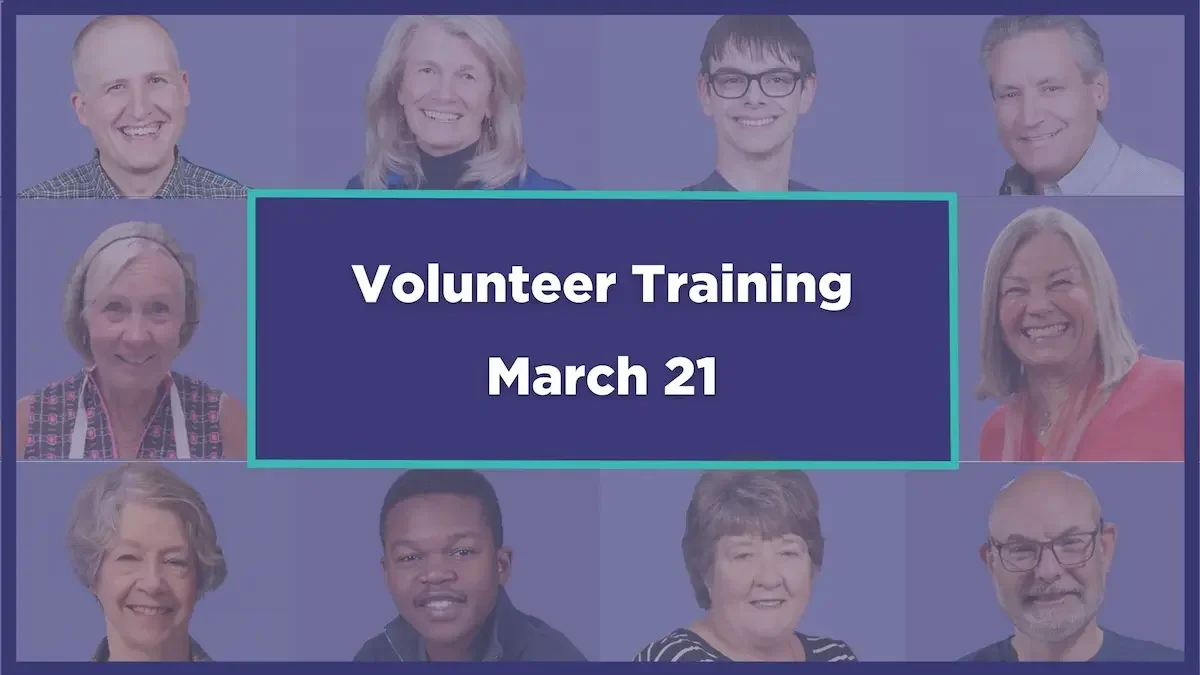 Volunteer Training at Grace Presbyterian Church Calgary on March 21, featuring members of the church community.