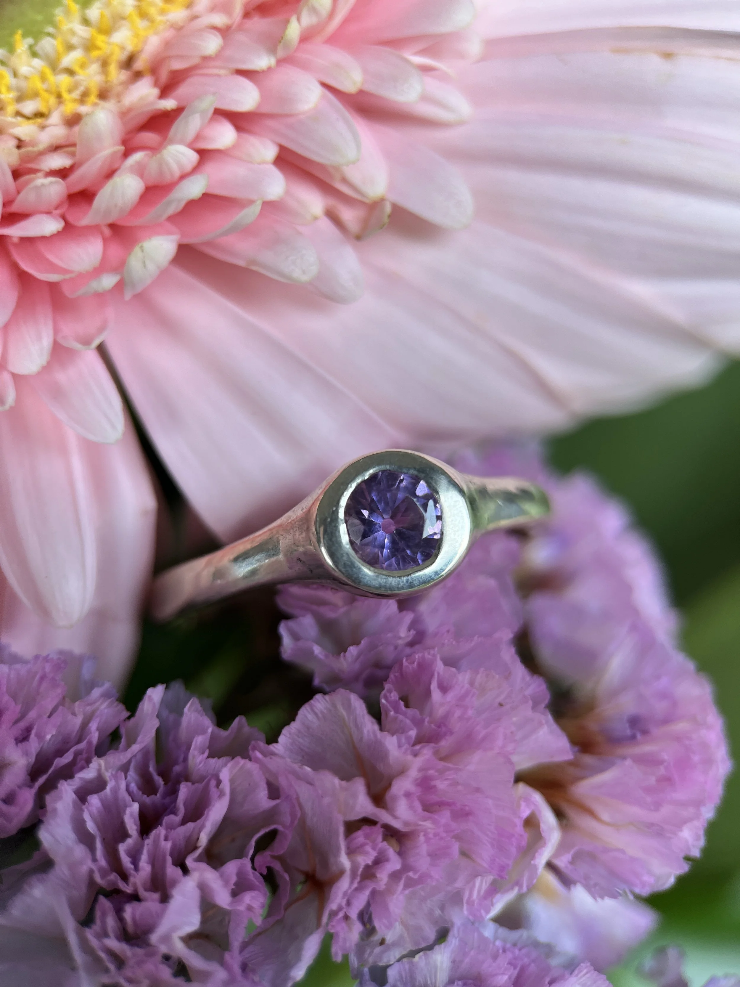 Pink Sapphire 925 Silver