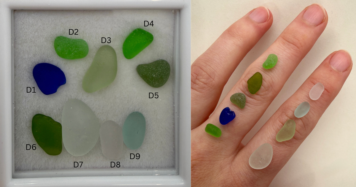 Sea glass - naturally sourced