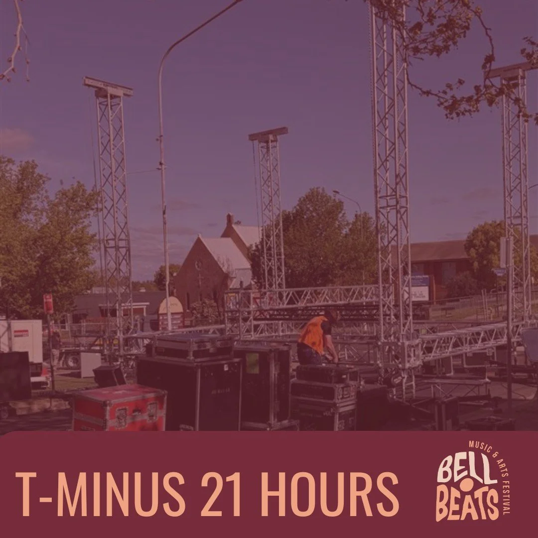 🎉🎶 The countdown is ON! 🎶🎉

Bell Beats is just 21 hours away and it&rsquo;s going to be EPIC! 💥

Get ready for an unforgettable night of live music.

🔥 The stage is set.
🎧 The artists are ready.
💃 The crowd? That&rsquo;s YOU &mdash; but only 