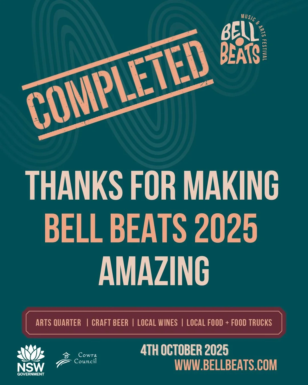 💚 Thank you for coming to Bell Beats!

A huge thank you to everyone who joined us &ndash; you made the day truly special. From the amazing live music to the vibrant Arts Quarter and delicious food, it wouldn&rsquo;t have been the same without you! ?