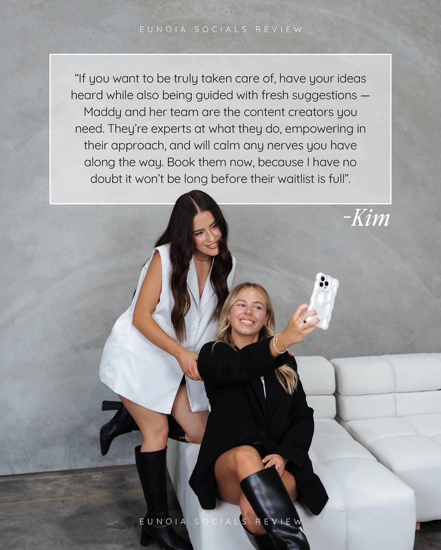 How sweet is this testimonial? 🥹

Feeling so grateful for the beautiful words and the trust our clients place in us. It means the world to know the work we love doing makes such an impact.

Forever thankful for this community and the people we get t
