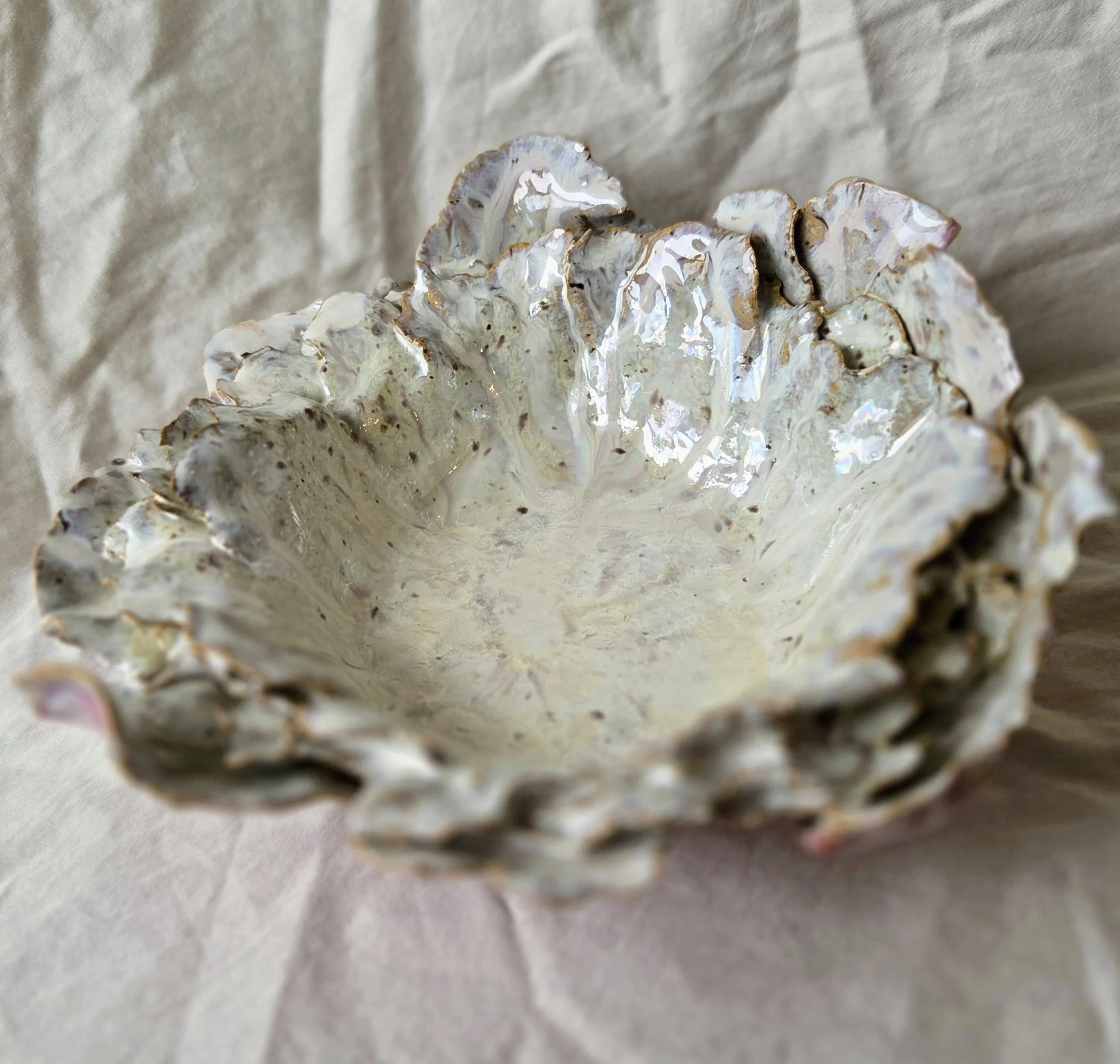 Blossom Footed Trinket Dish