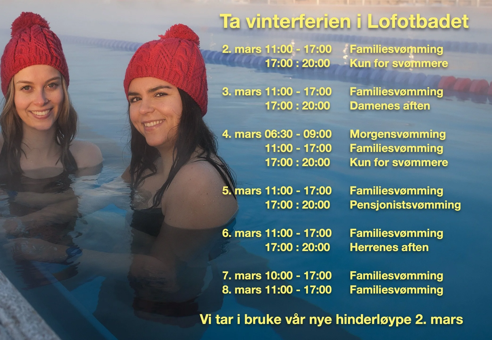 Vinterferien i Lofotbadet