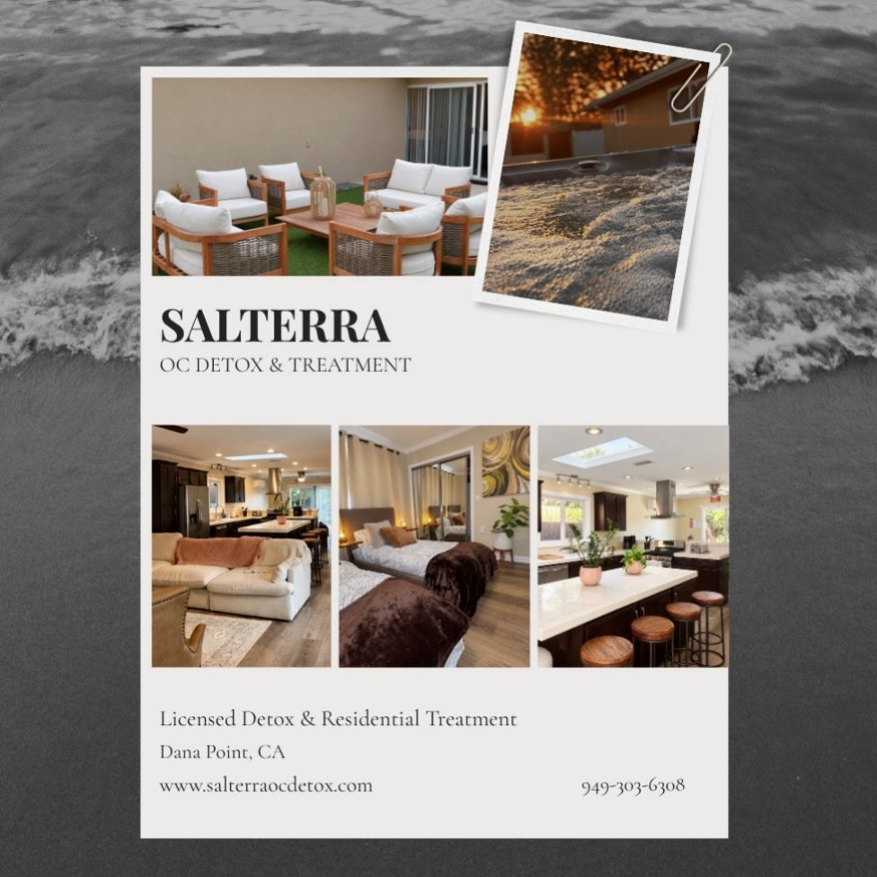Salterra OC Detox &amp; Treatment is a licensed alcohol and drug detox and residential treatment center in Dana Point, California.
Our private home environment offers a comfortable setting to begin recovery, with
Individualized care, 24/7 staffing, a