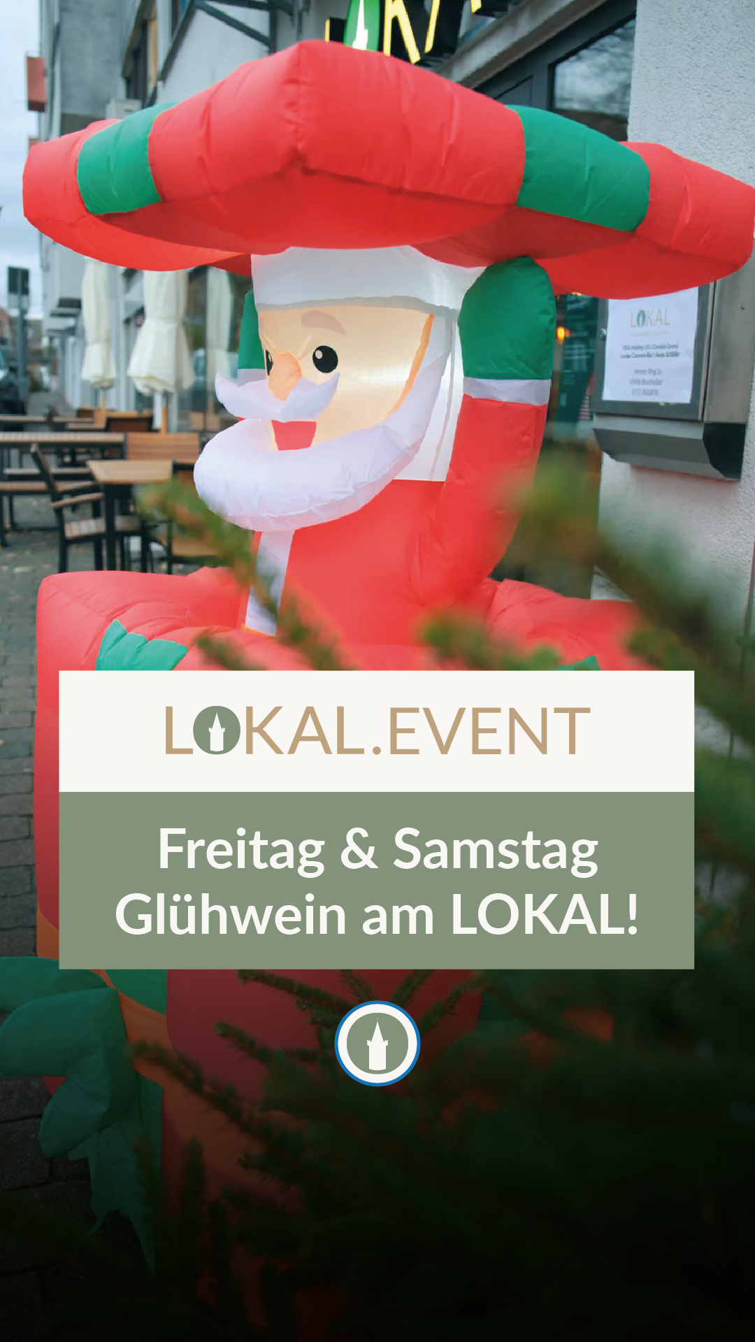 Glühwein-Bar vor dem LOKAL | Tag 2