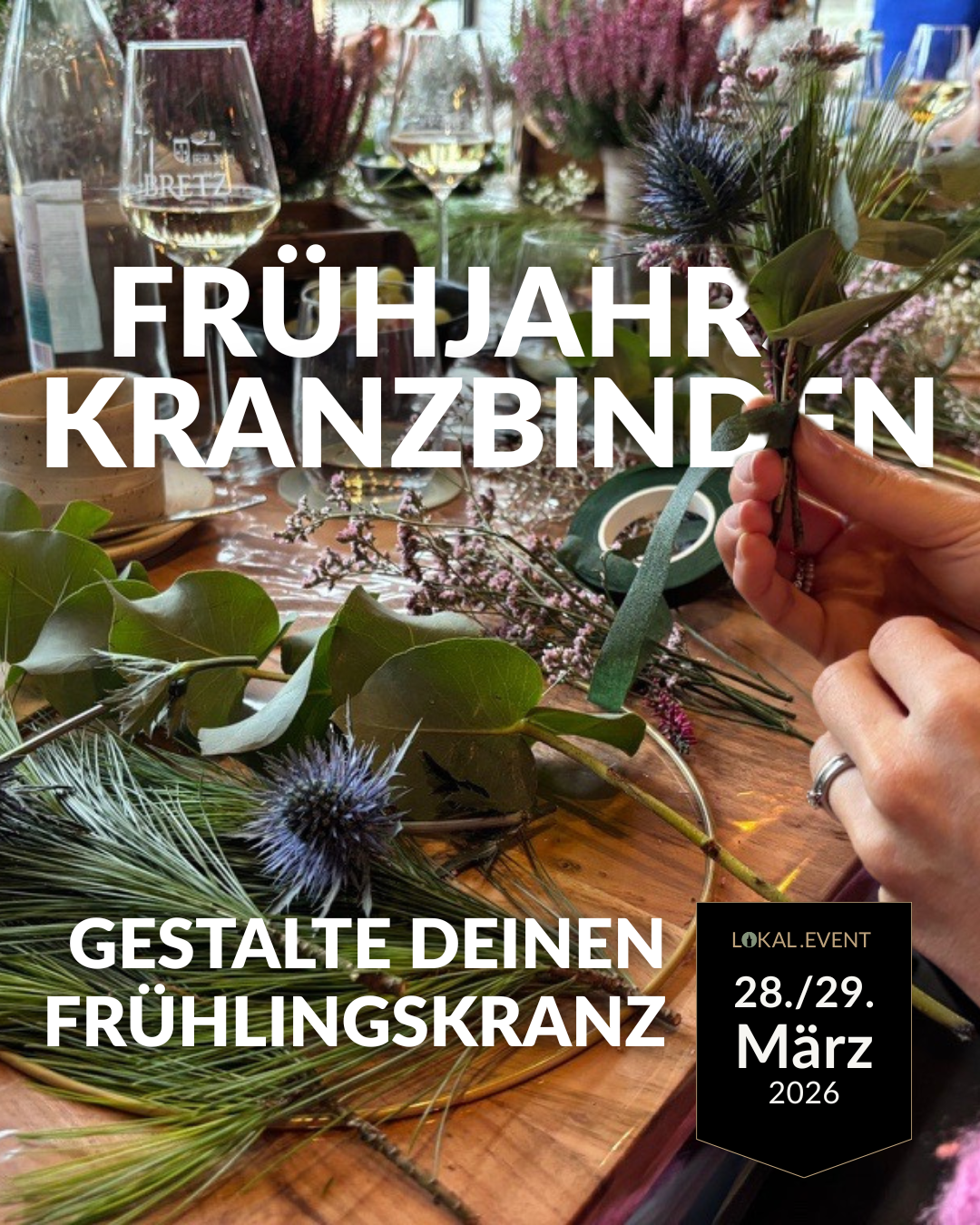 Dein Frühlings-Kranz  - Runde 2
