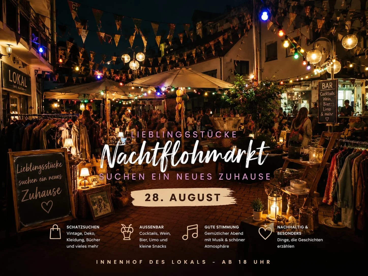 Lichterflohmarkt im LOKAL