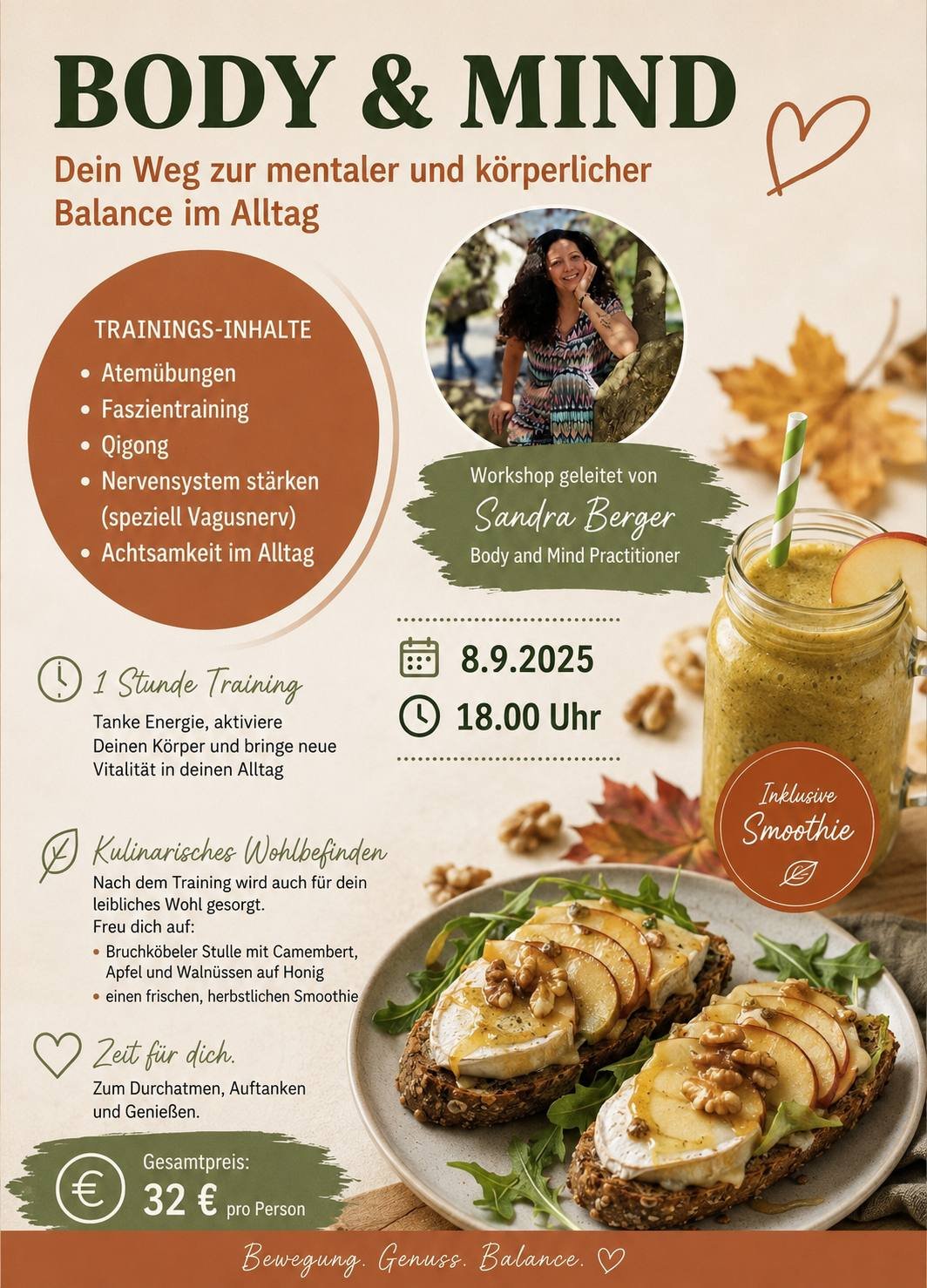BODY & MIND: Dein Weg zur mentaler und körperlicher Balance im Alltag