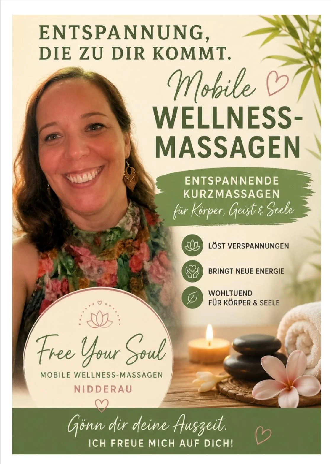 Mobile Massage mit Sonja