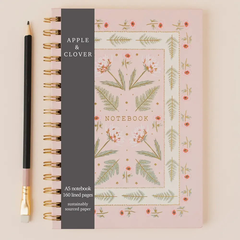 Floral Notebook- Pink