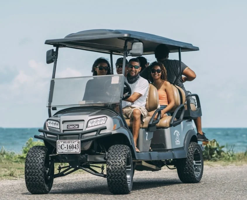 Captain Jak's, Placencia, Belize - golf cart rentals, accommodation, dive, snorkelling, fishing, land tours