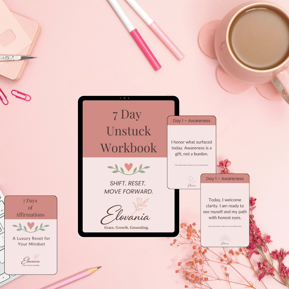 7-Day Mindset Reset Bundle: WorkBook + Affirmation Deck