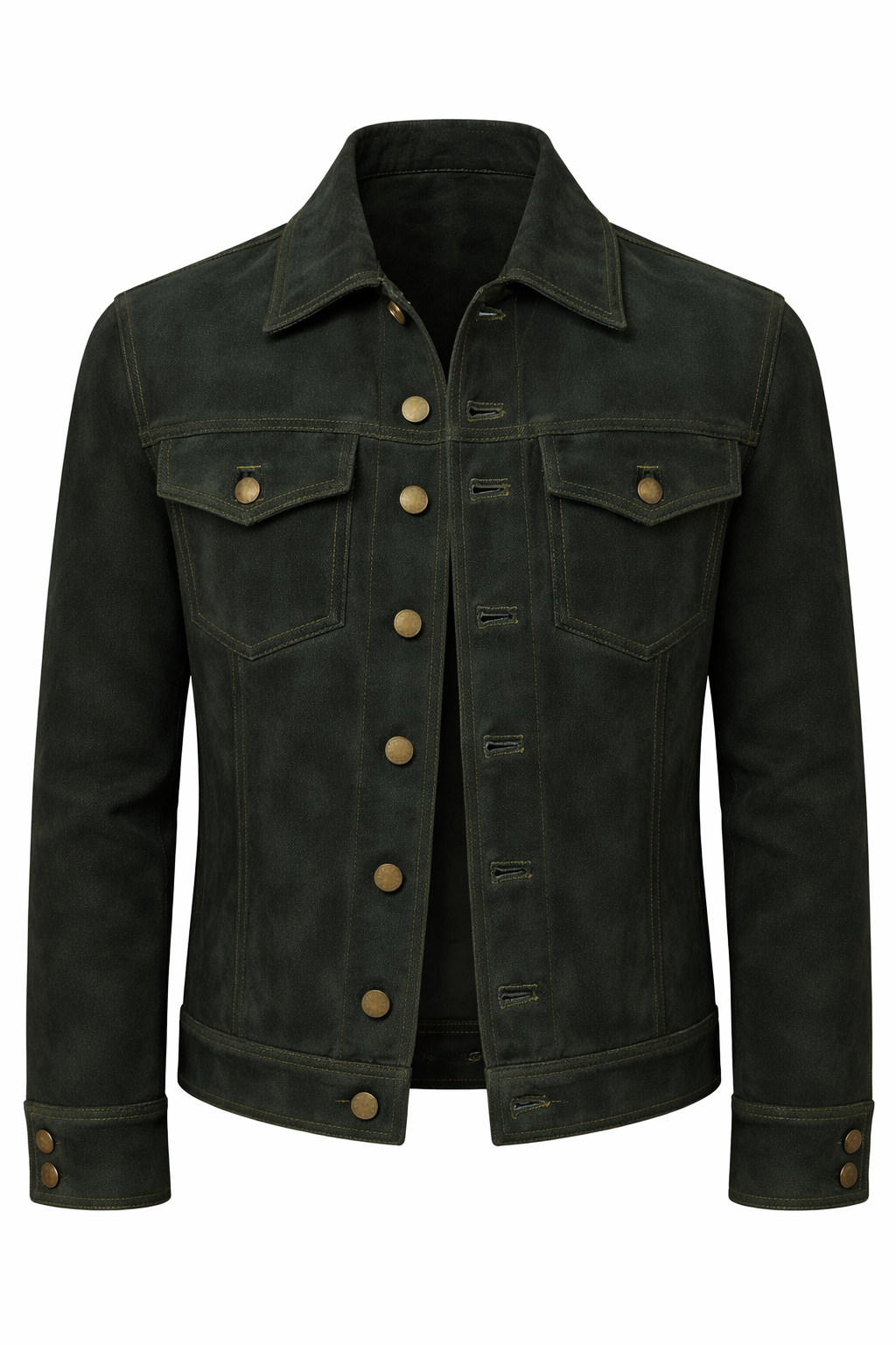 Suede Trucker Jacket