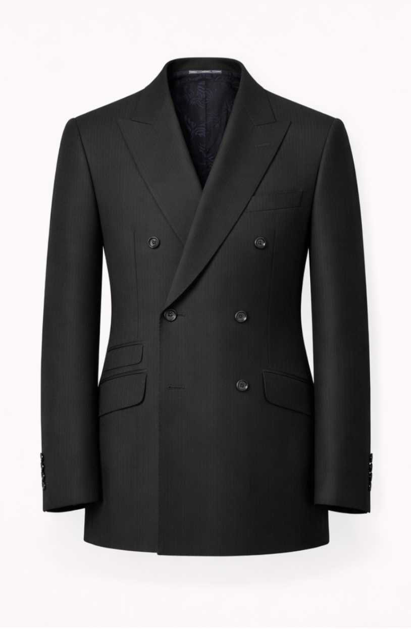 Double Breasted Jacket 3 pcs Suit