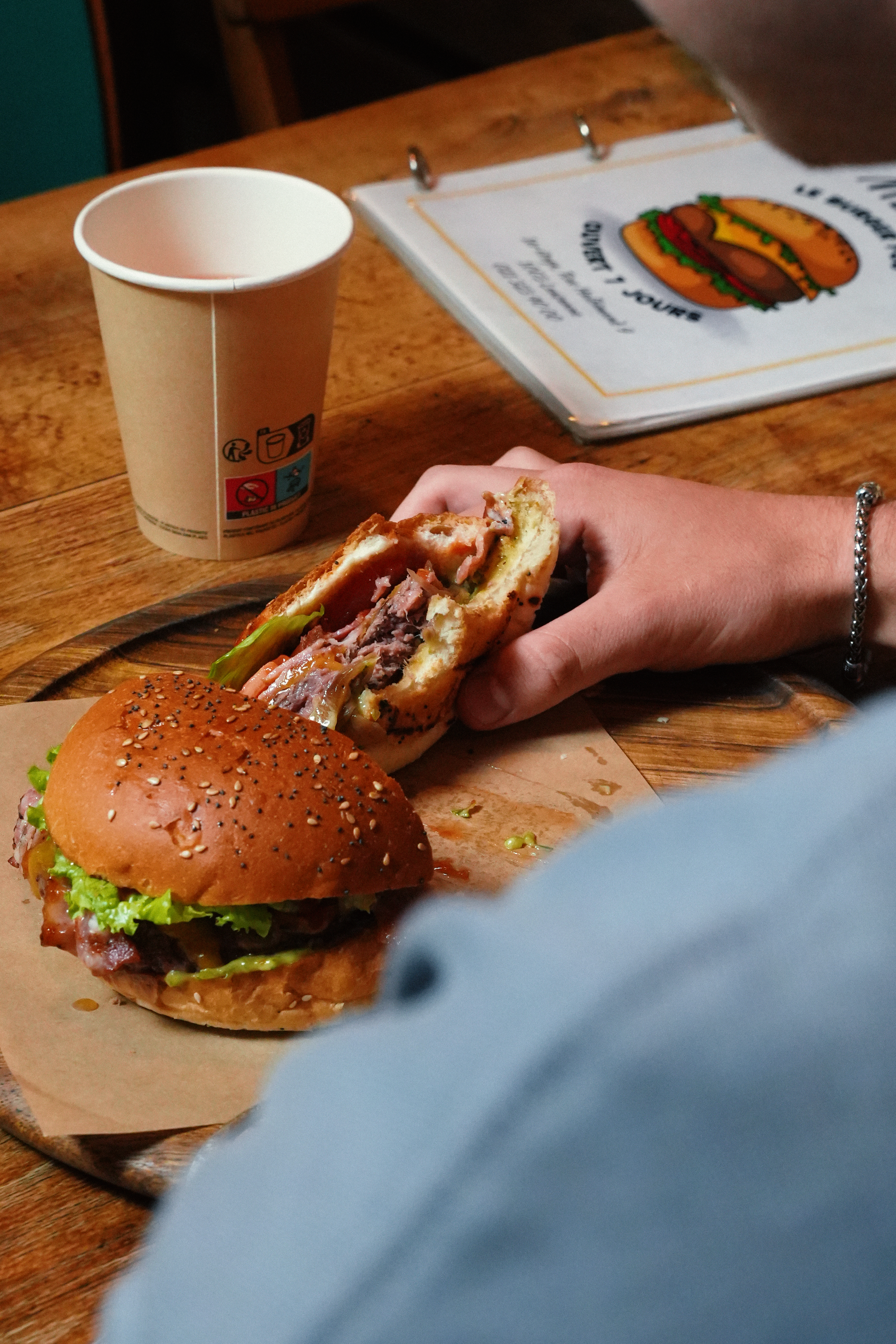 Burger du Crazy Wolf à Lausanne