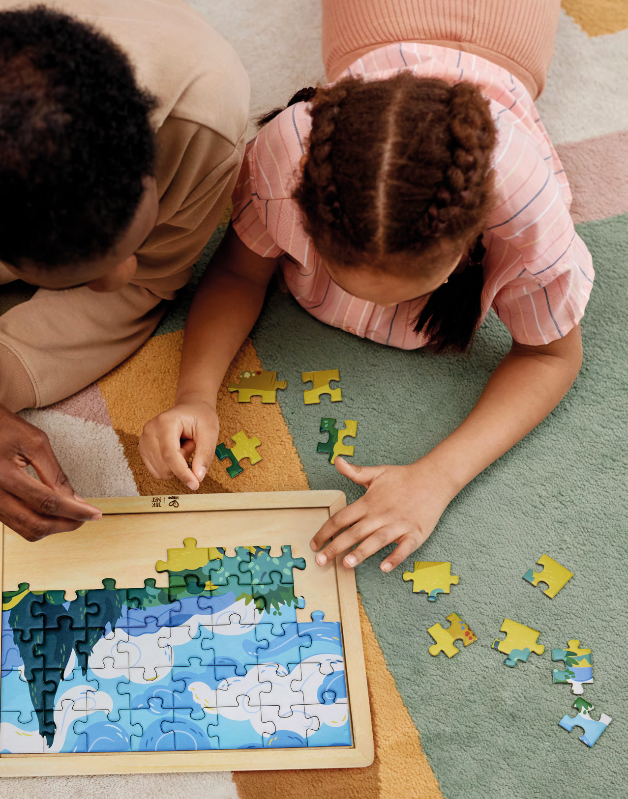 The MET Van Gogh Cypresses Puzzle by Hape 