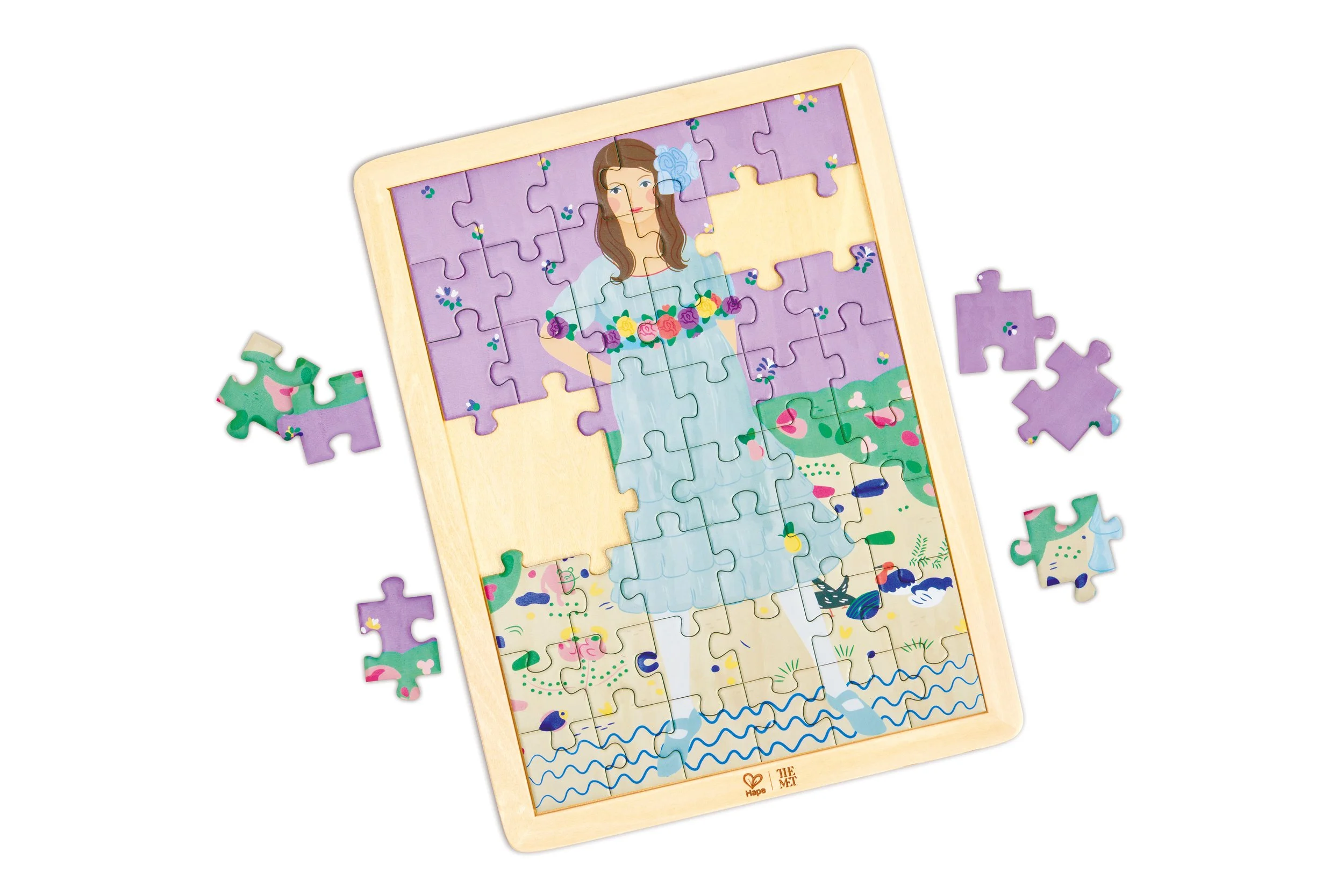 The MET Klimt Mäda Primavesi Puzzle by Hape 