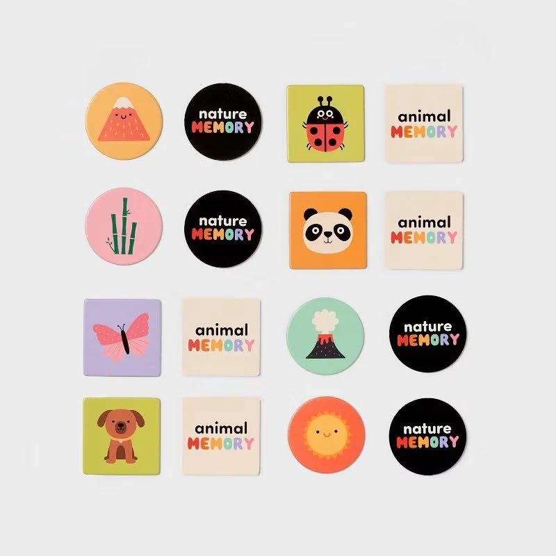 Nature memory game. Digital Image from Target.