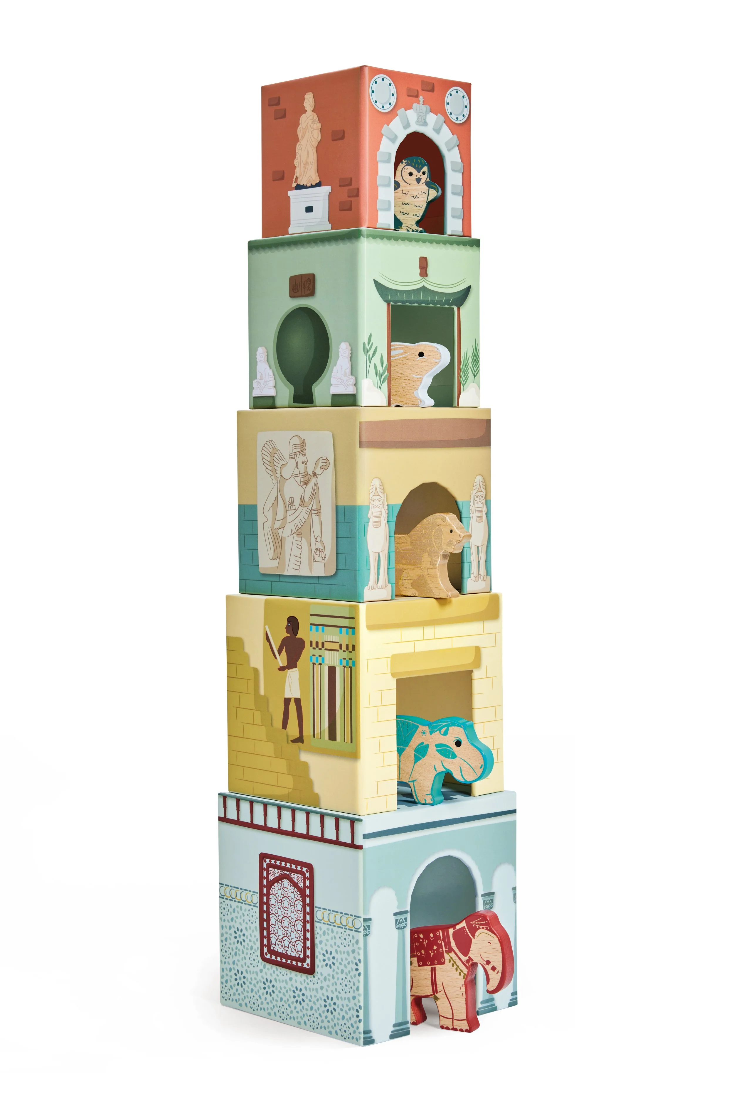 The MET Museum Nesting Blocks by Hape 