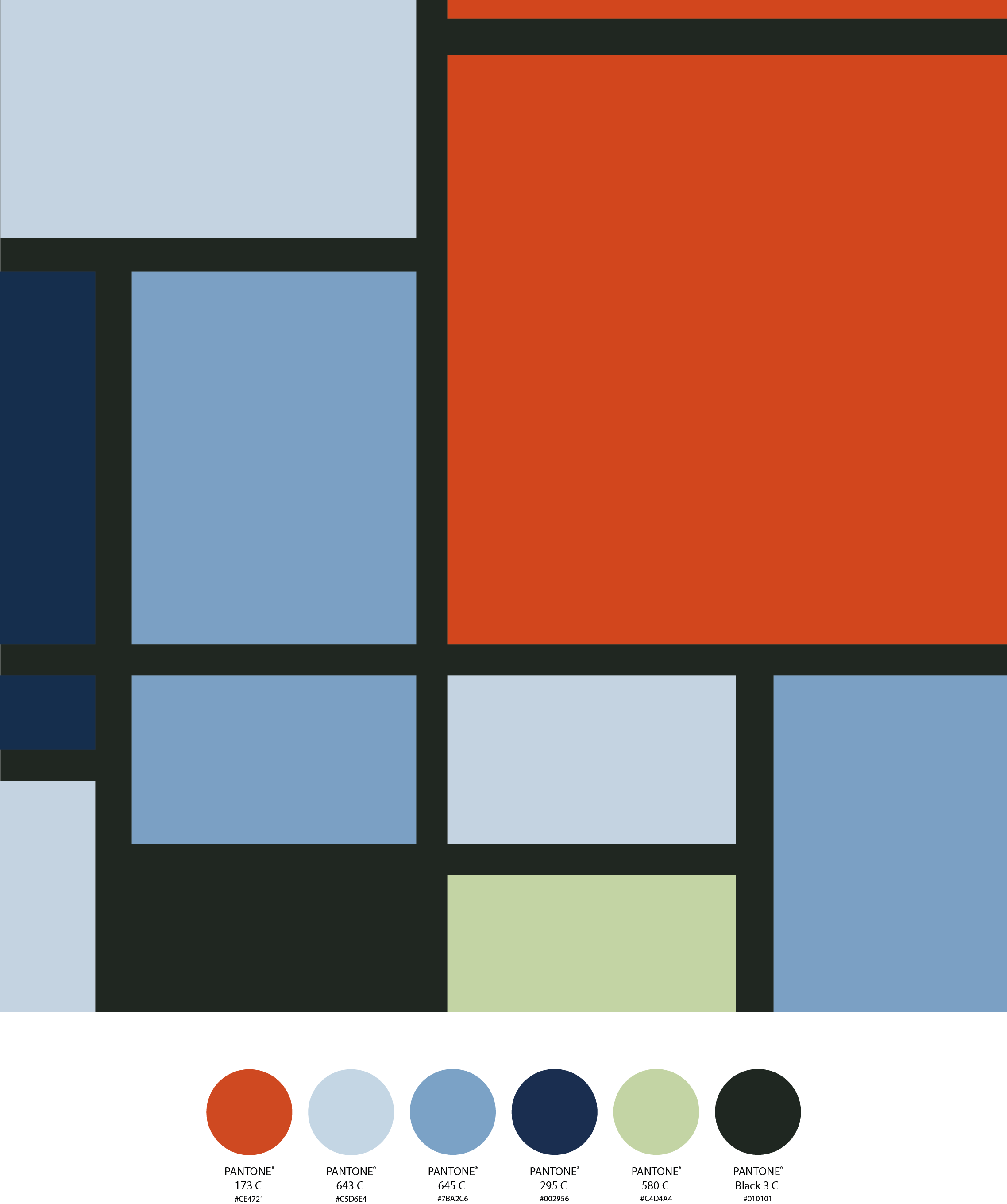 Piet Mondrian Composition.