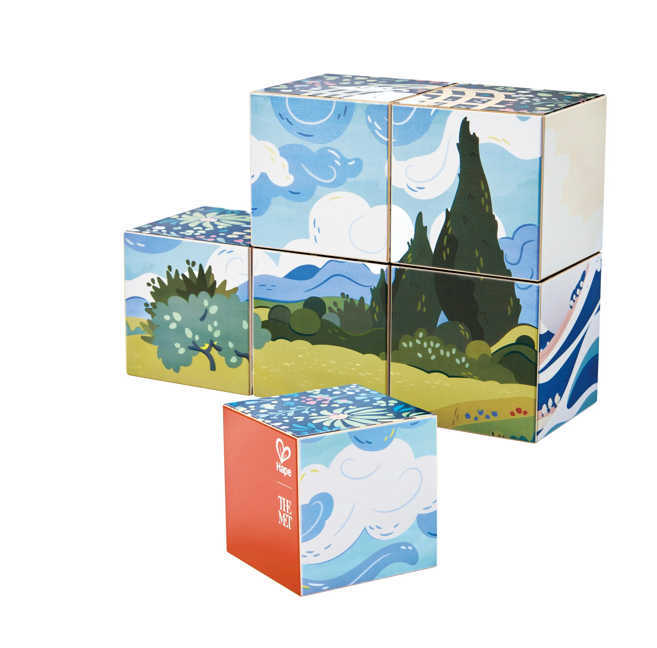 The MET Puzzle Cubes by Hape 