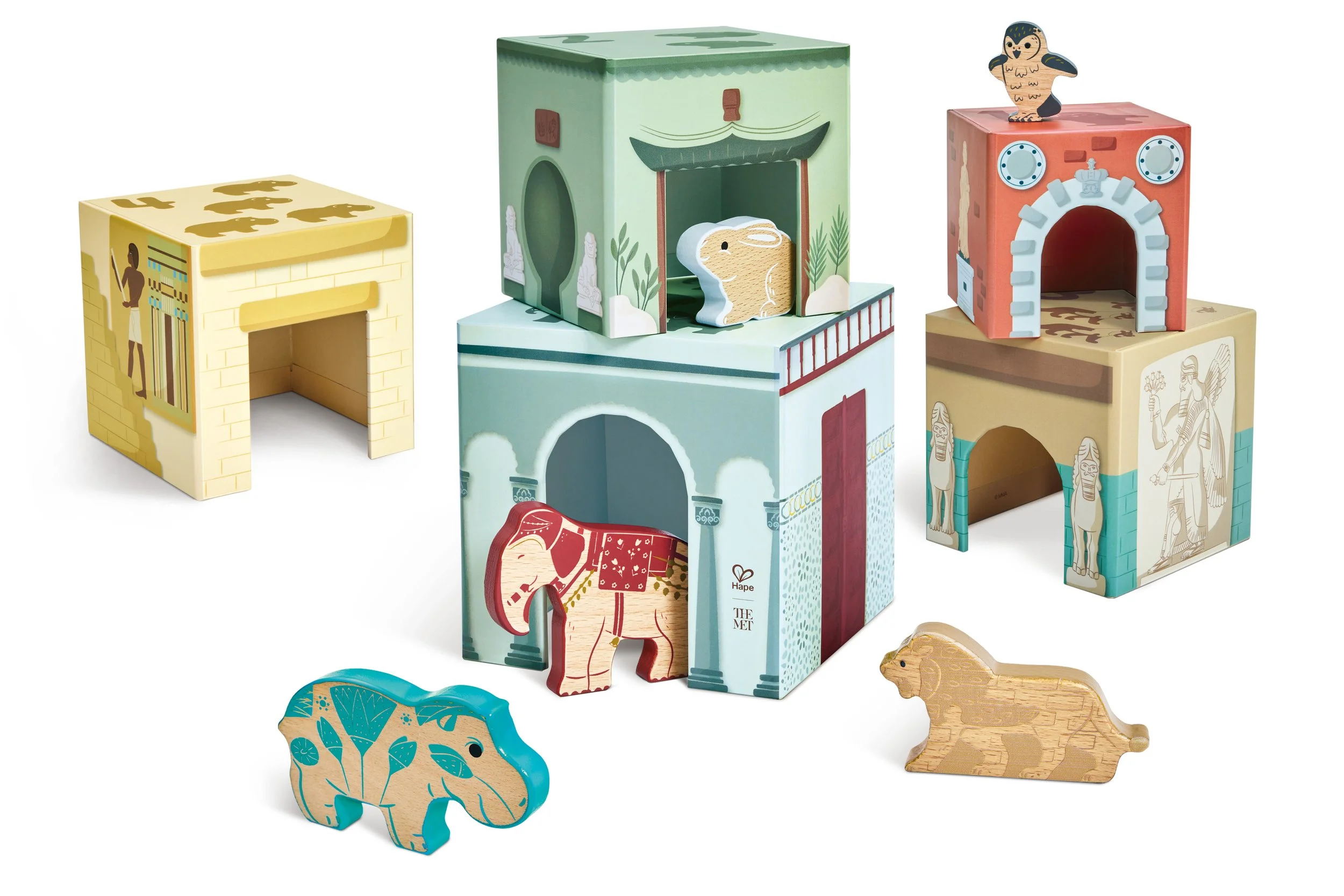 The MET Museum Nesting Blocks by Hape 