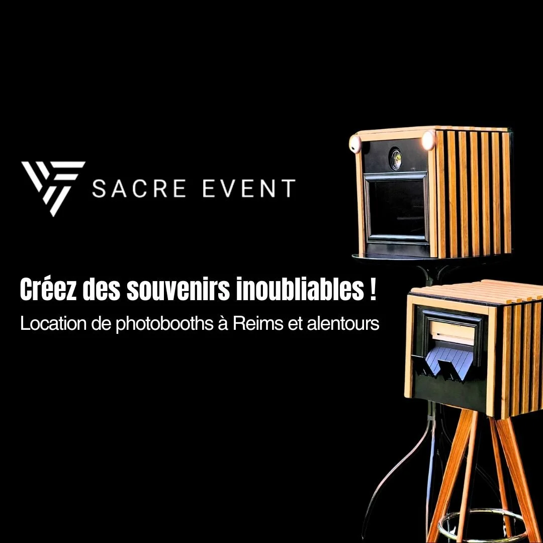 ✨ Sacre Event d&eacute;barque &agrave; Reims ! ✨

Envie de rendre vos soir&eacute;es inoubliables ? 🎉
Mariages, anniversaires, bapt&ecirc;mes, soir&eacute;es priv&eacute;es ou &eacute;v&eacute;nements d&rsquo;entreprise&hellip; nous cr&eacute;ons de