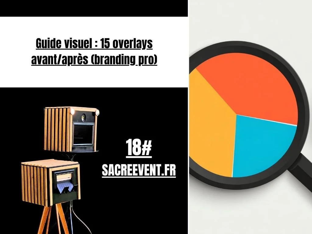 Guide visuel : 15 overlays avant/après (branding pro)