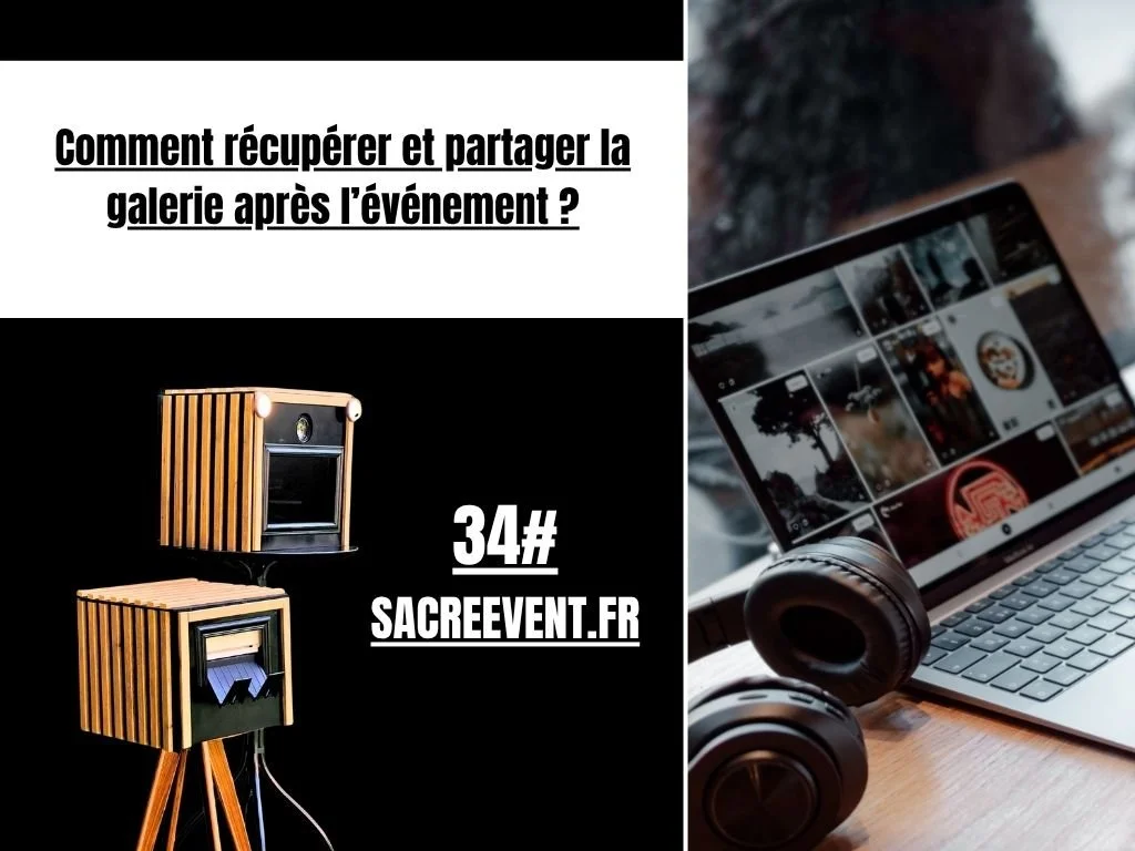 Comment récupérer et partager la galerie après l’événement ?