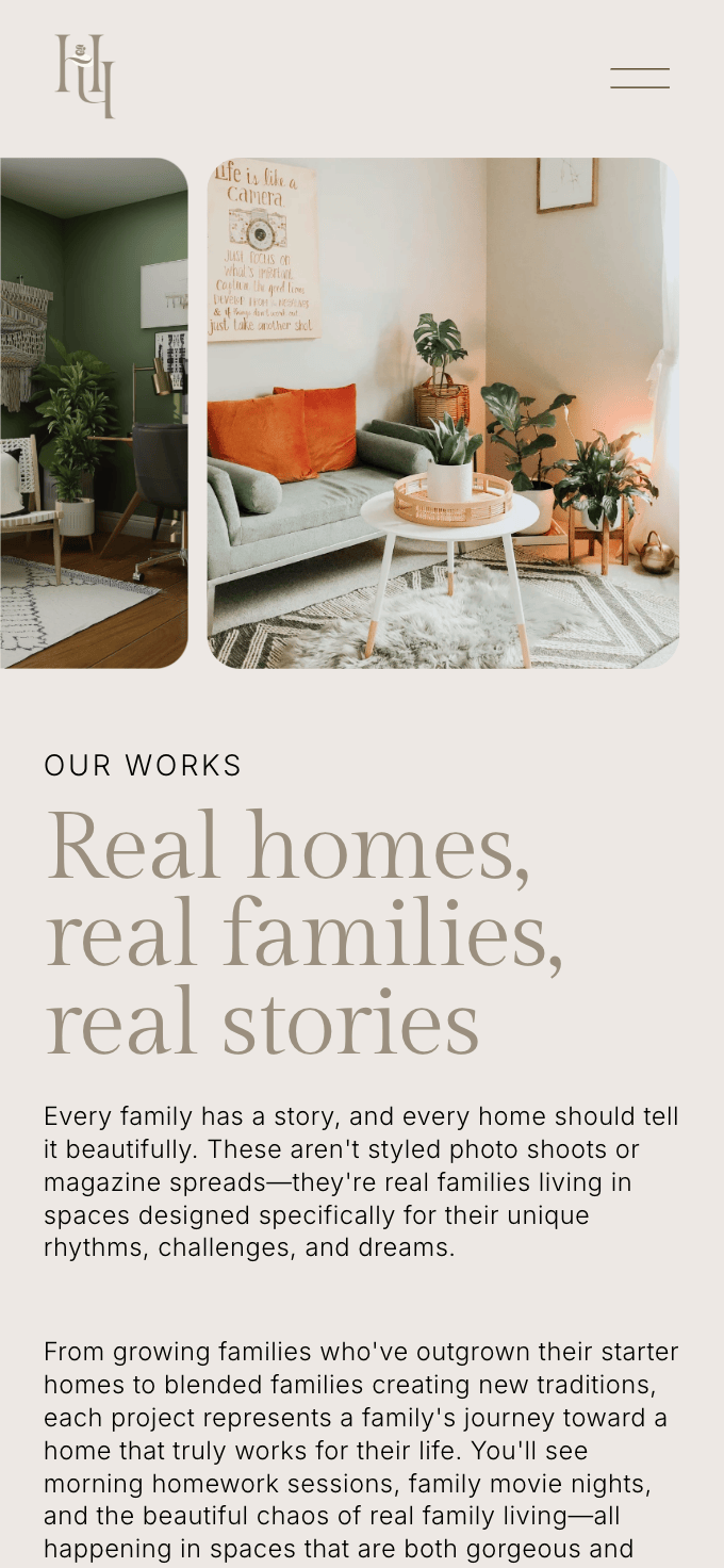 Heart and Home Project Shot Mobile