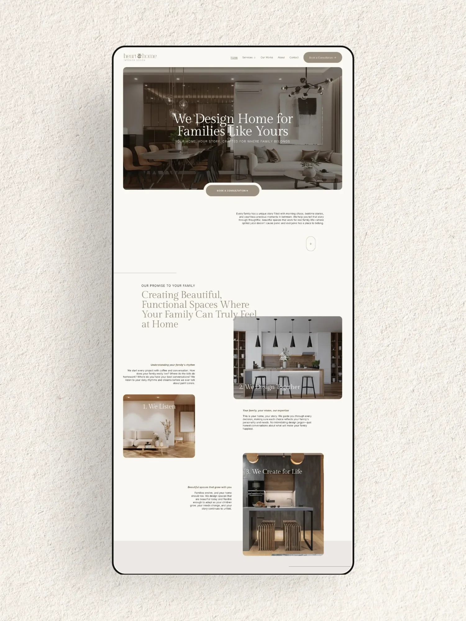 Interior Designer Website
