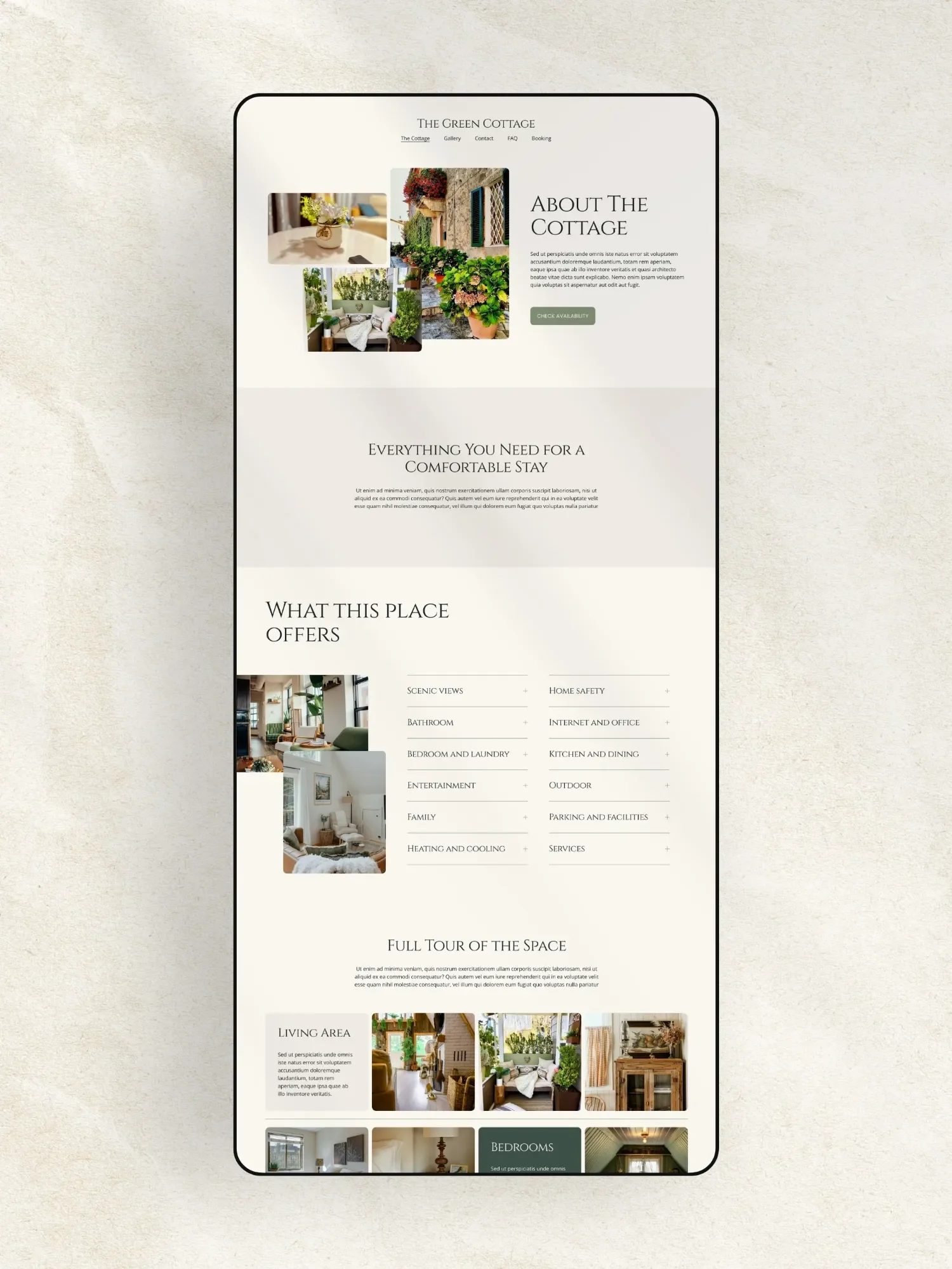 Vacation Rental Website