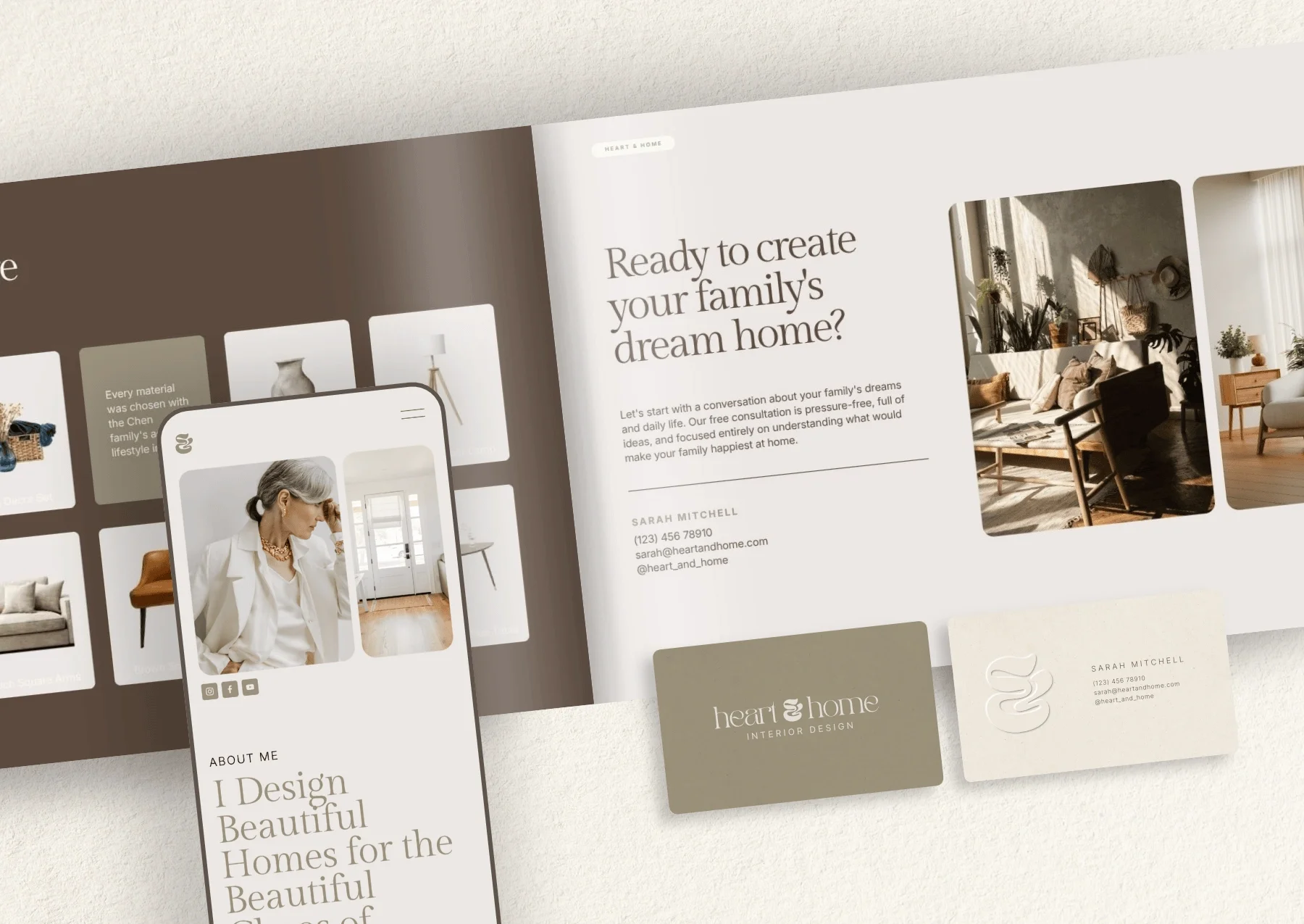 Branding and Website For An Interior Design Studio