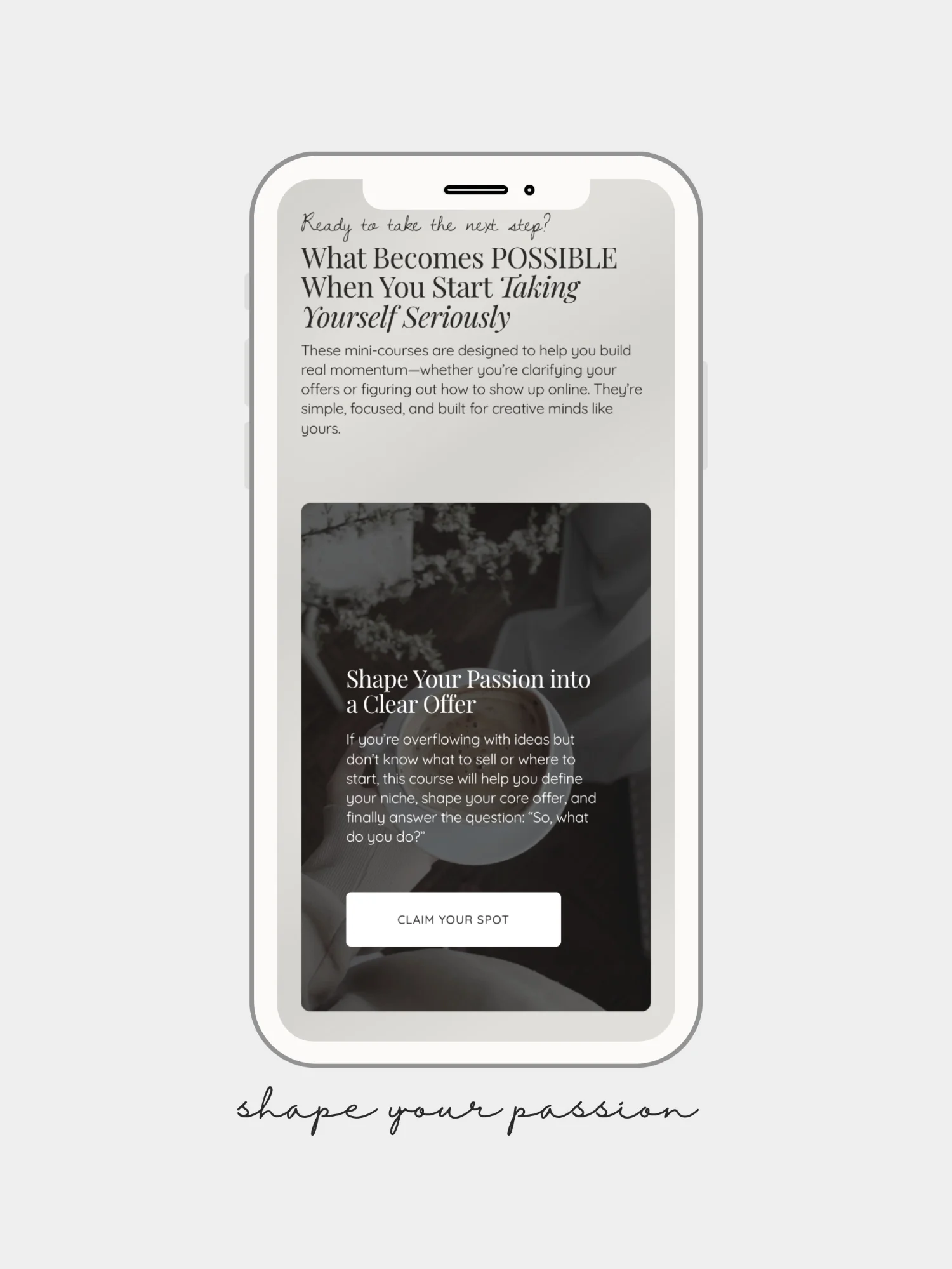 Coaching Business Website