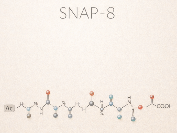 SNAP-8 Peptid Molekül -  Peptid gegen Mimikfalten und feinen Linien