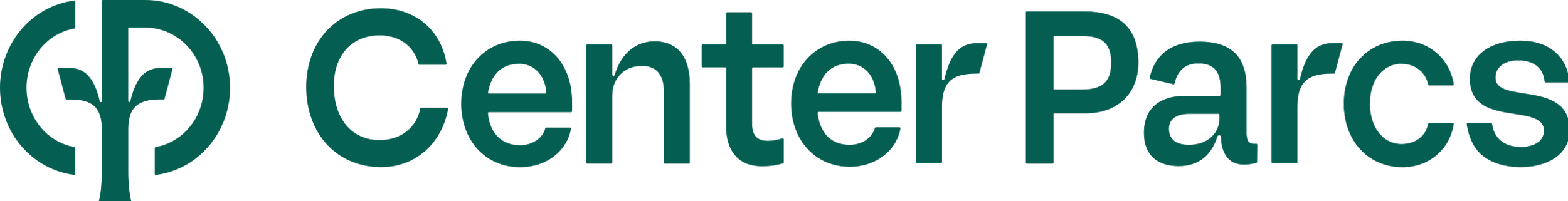 Logo von Center Parcs Center Parcs Europe, Referenzkunde der API WATER FUN GmbH