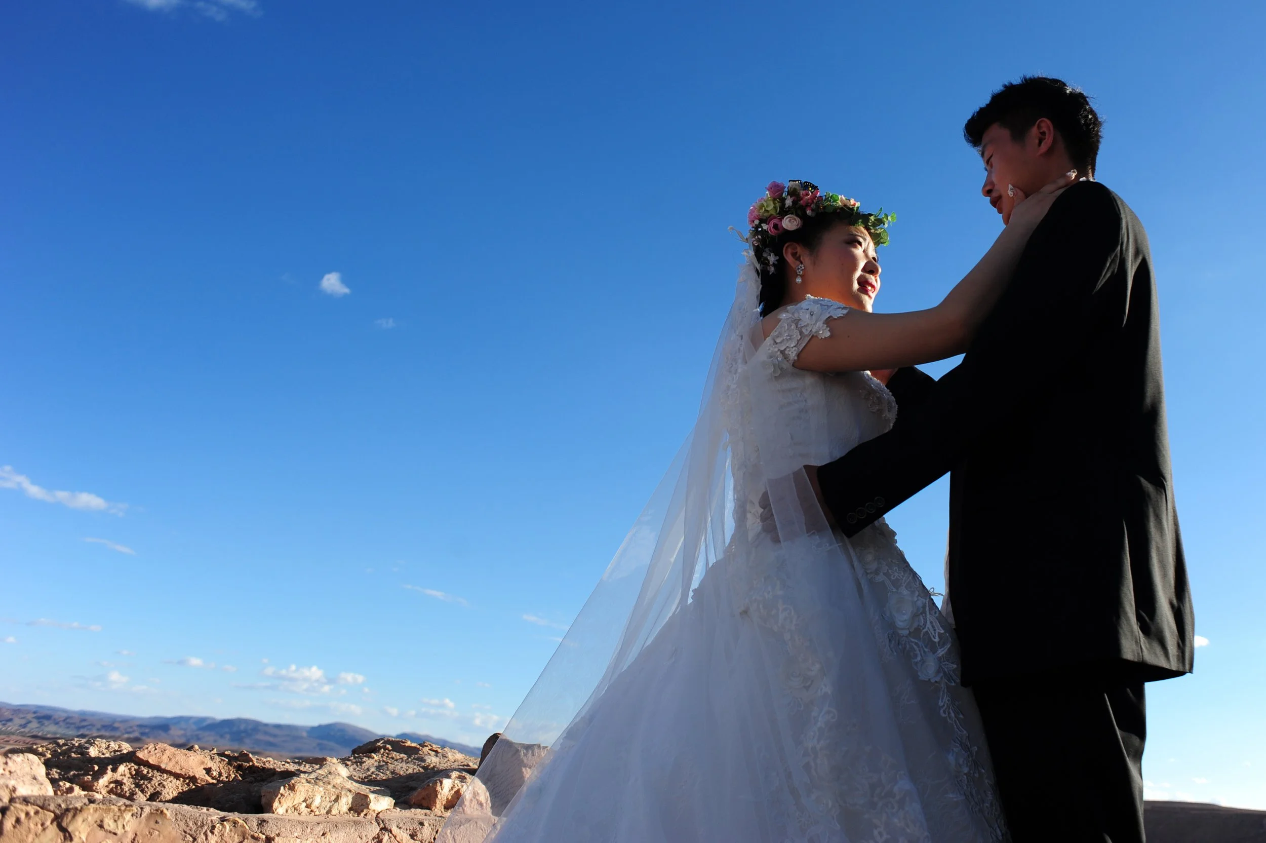 Chinese wedding-shoot at Ait Benhaddou-Morocco