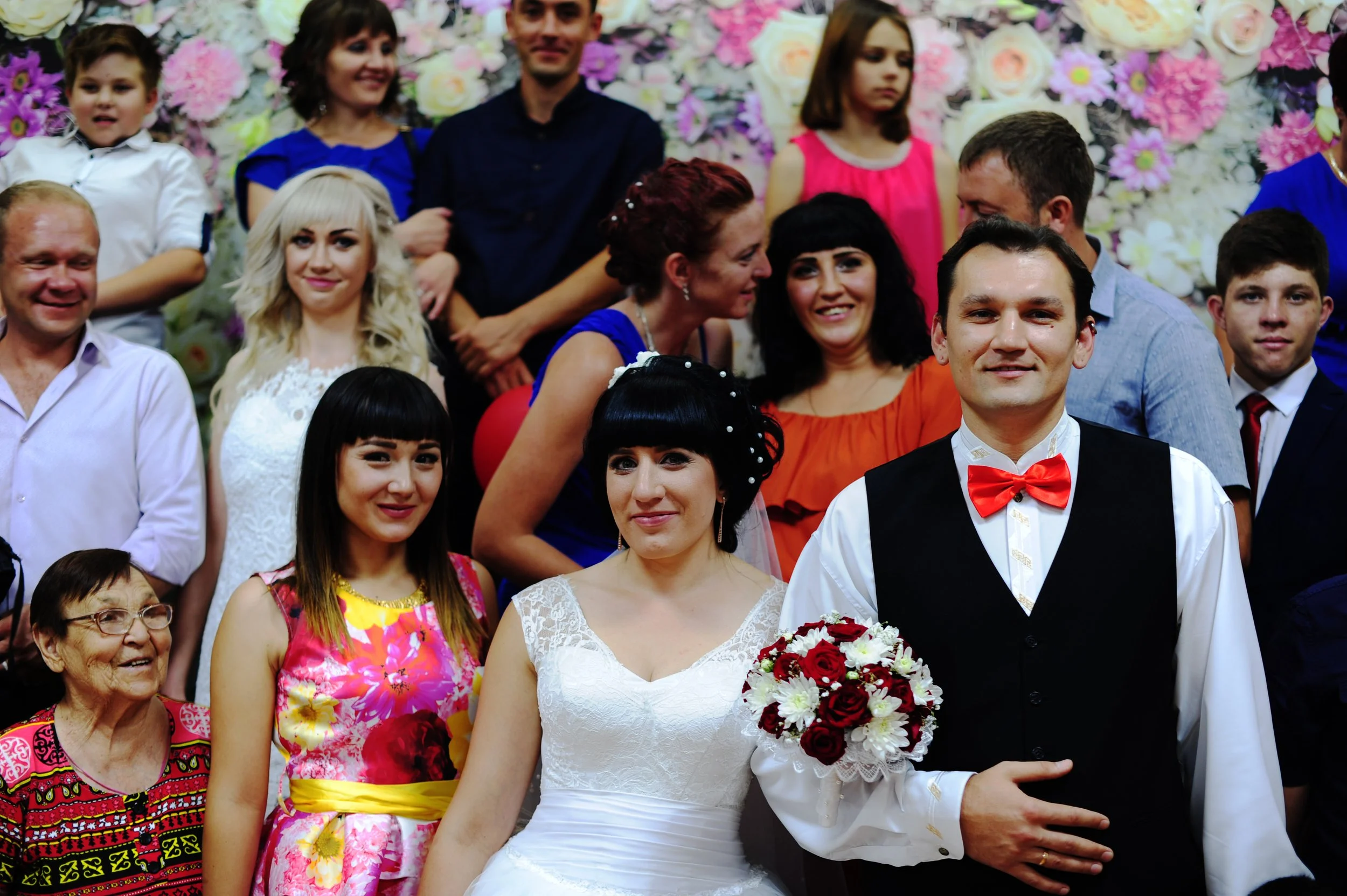 Non stop weddings at the 'wedding palace' in Bishkek, Kyrgyzstan