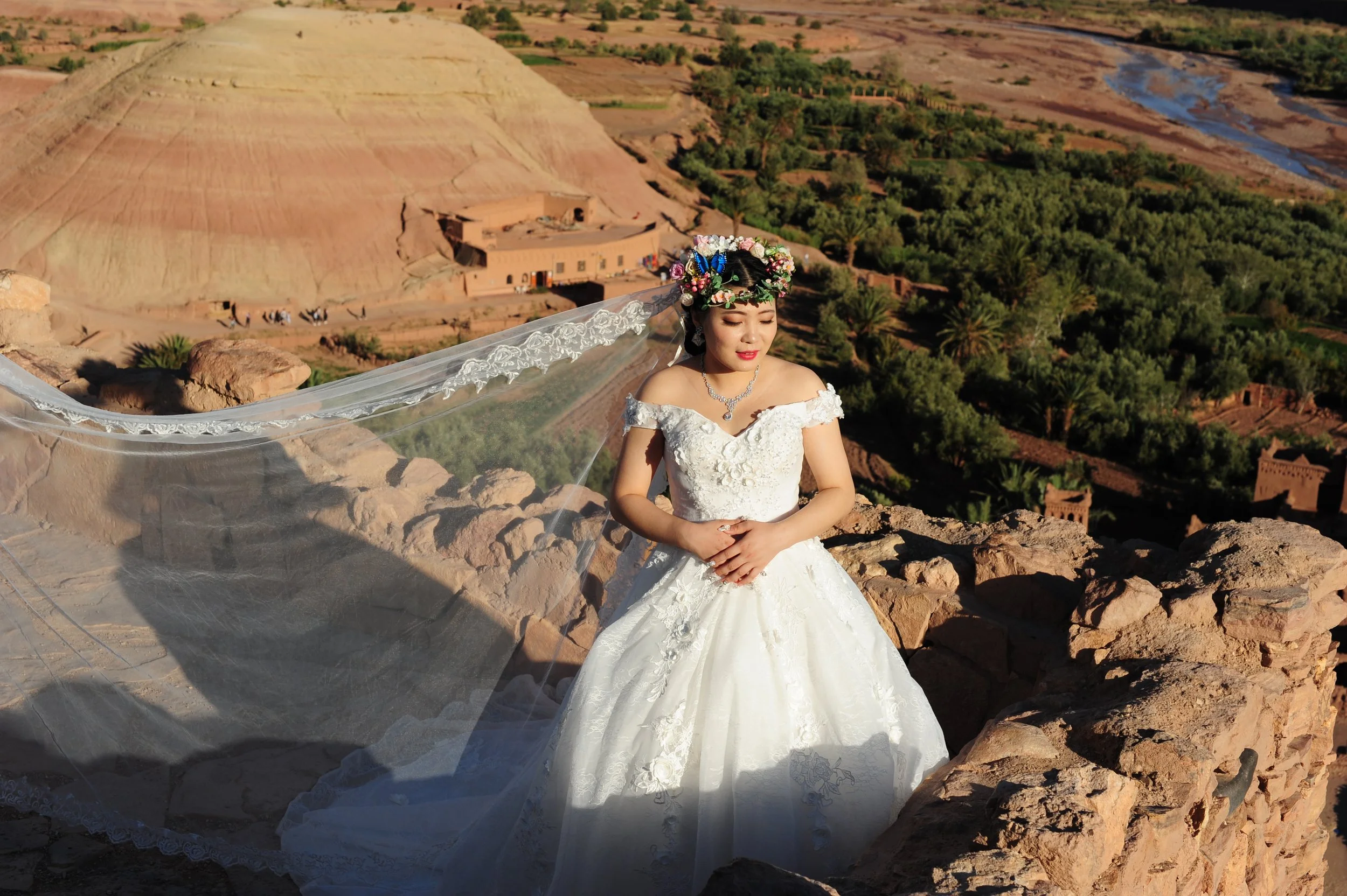 Chinese wedding-shoot at Ait Benhaddou-Morocco