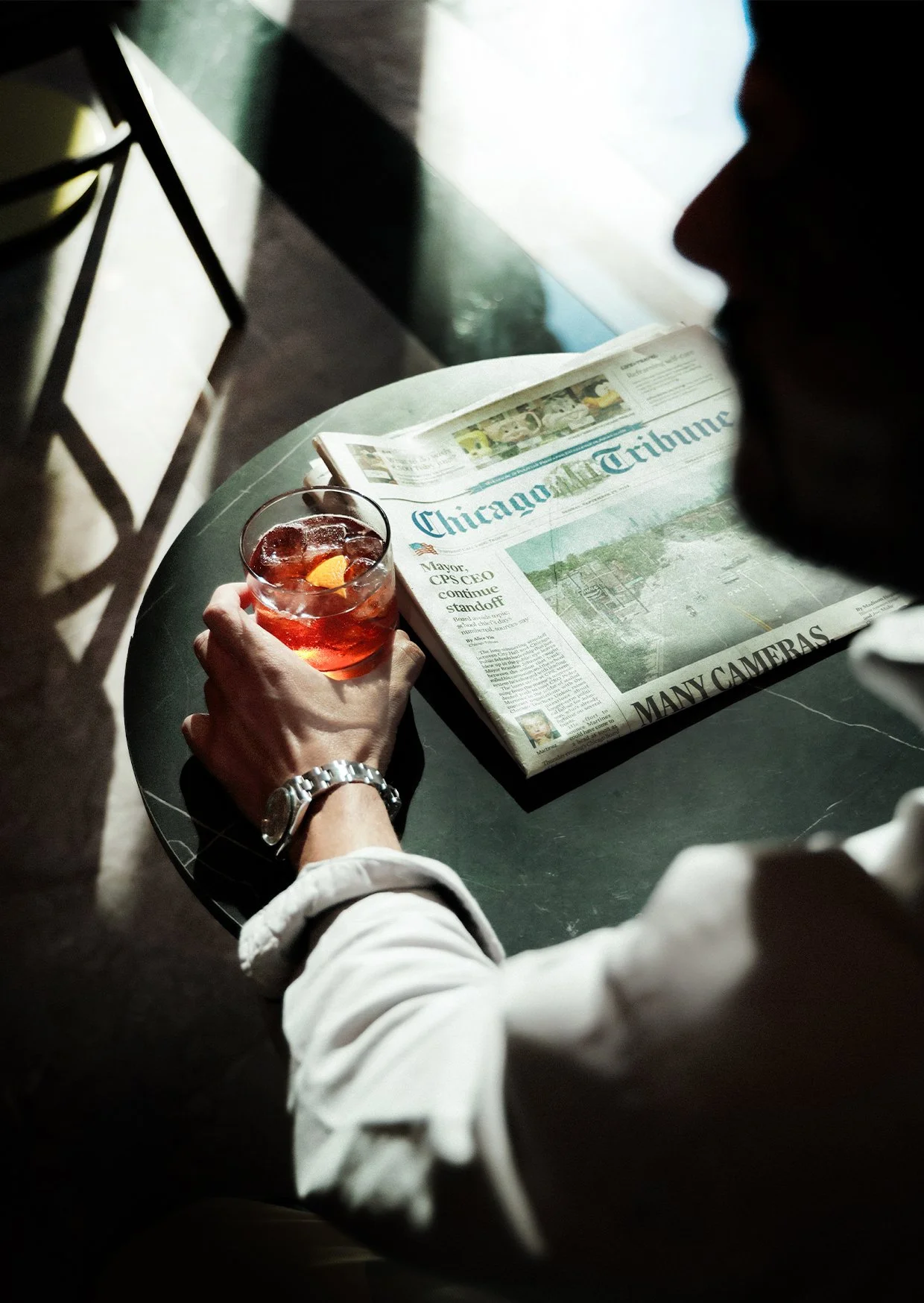 Customer relaxing in the hotel lobby in Palma de Mallorca.jpg