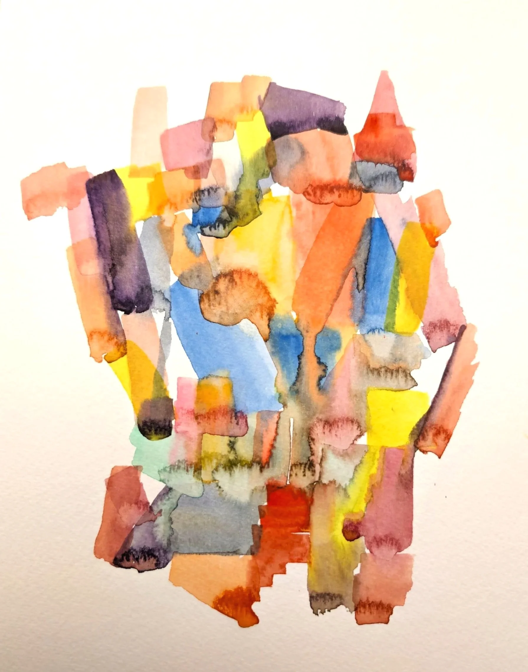 The new hat, 2025, watercolour, 32x24 cm