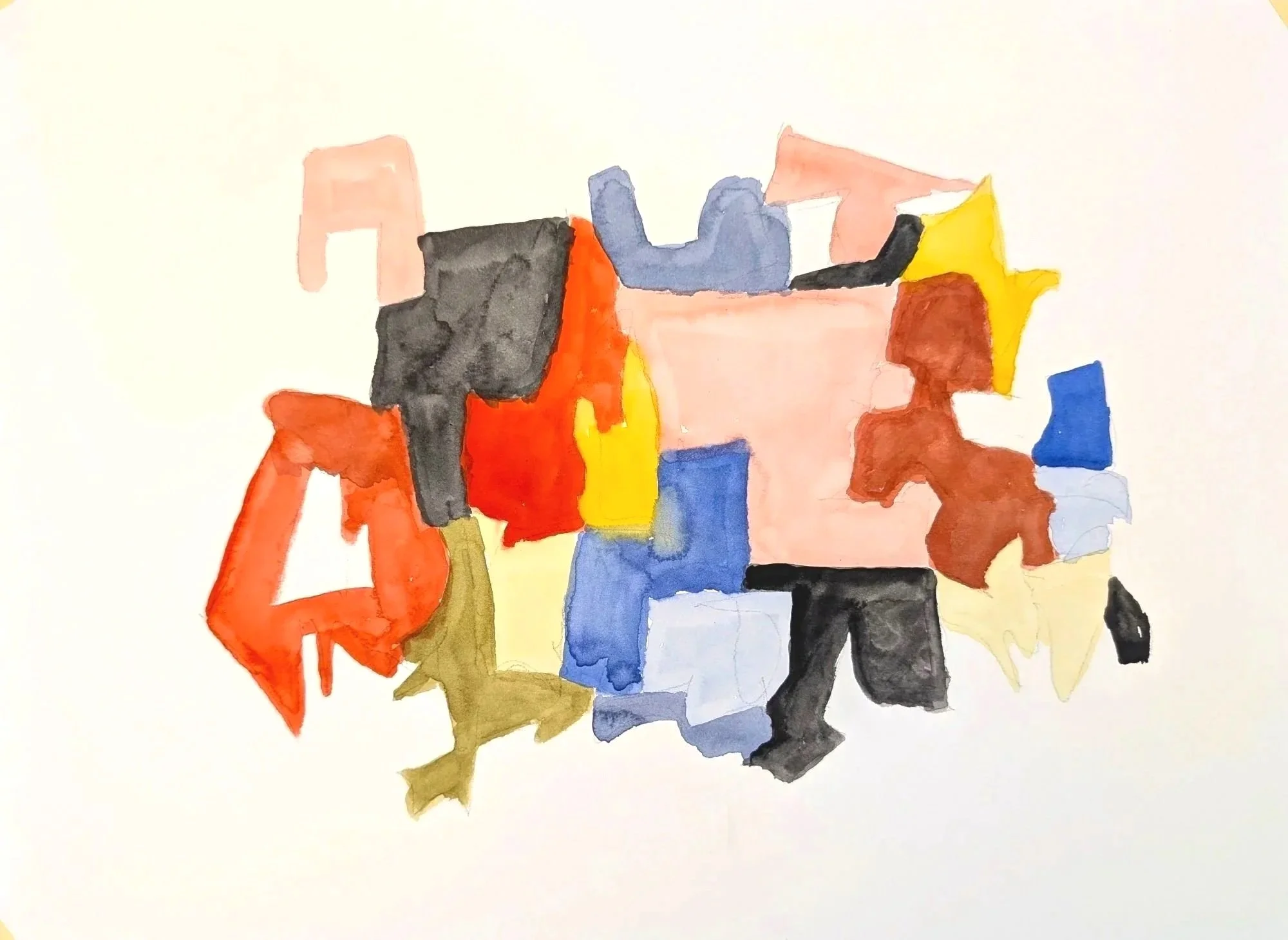 1013 Puzzle, 2025, aquarell, 31x41 cm